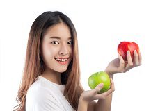 An apple provides more nutrition